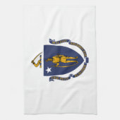 Linge De Cuisine Drapeau de l'État du Massachusetts (Vertical)