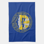 Linge De Cuisine Drapeau de l'État du Nebraska (Vertical)