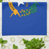 Linge De Cuisine Drapeau de l'État du Nevada (Plié)