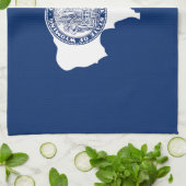 Linge De Cuisine Drapeau de l'État du Wyoming (Plié)