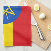 Linge De Cuisine Drapeau de l'Éthiopie (Quart Plié)
