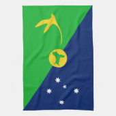 Linge De Cuisine Drapeau de l'île Christmas (Vertical)