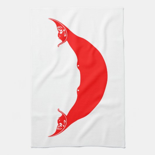 Linge De Cuisine Drapeau de l'île de Pâques (Vertical)