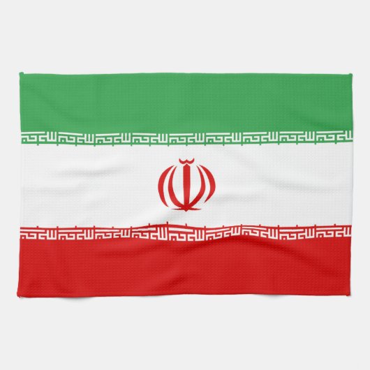 Linge De Cuisine Drapeau de l'Iran (Horizontal)