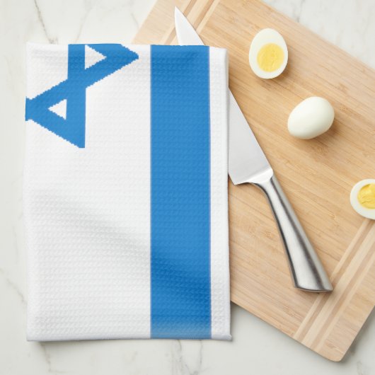 Linge De Cuisine Drapeau de l'Israël (Quart Plié)