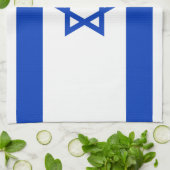 Linge De Cuisine Drapeau de l'Israël (Plié)