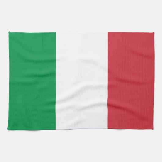 Linge De Cuisine Drapeau de l'Italie (Horizontal)