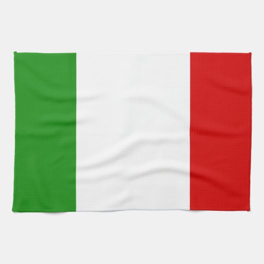 Linge De Cuisine Drapeau de l'Italie (Horizontal)