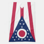 Linge De Cuisine Drapeau de l'Ohio (Vertical)