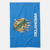 Linge De Cuisine Drapeau de l'Oklahoma (Vertical)