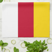 Linge De Cuisine Drapeau de l'Ossétie du Nord (Plié)