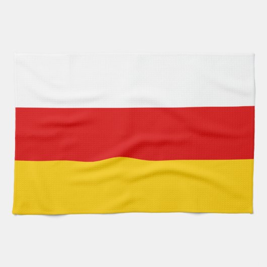 Linge De Cuisine Drapeau de l'Ossétie du Sud (Horizontal)