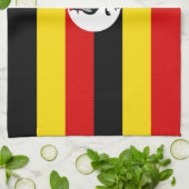 Linge De Cuisine Drapeau de l'Ouganda (Plié)