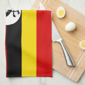Linge De Cuisine Drapeau de l'Ouganda (Quart Plié)