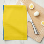 Linge De Cuisine Drapeau de l'Ukraine (Quart Plié)