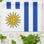 Linge De Cuisine Drapeau de l'Uruguay (Plié)
