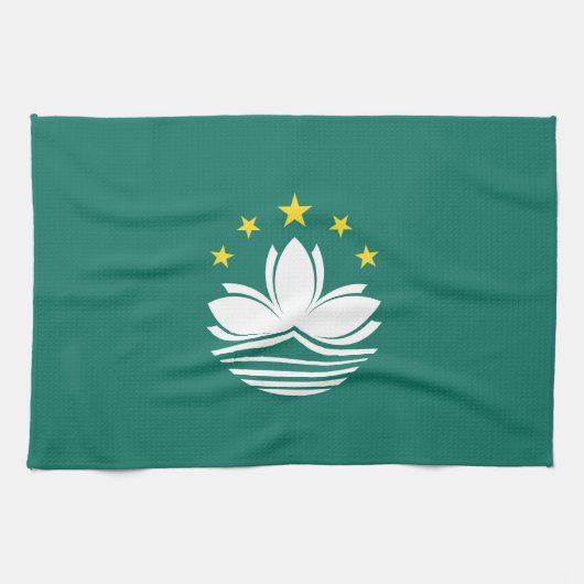 Linge De Cuisine Drapeau de Macao (Horizontal)