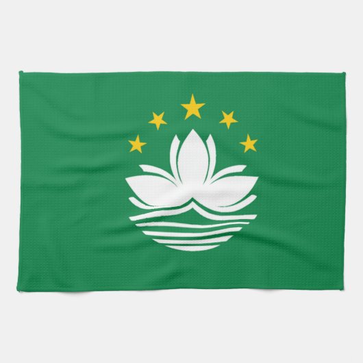 Linge De Cuisine Drapeau de Macao (Horizontal)