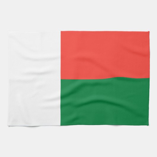 Linge De Cuisine Drapeau de Madagascar (Horizontal)