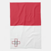 Linge De Cuisine Drapeau de Malte (Vertical)
