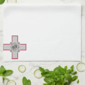 Linge De Cuisine Drapeau de Malte (Plié)