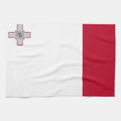 Linge De Cuisine Drapeau de Malte (Horizontal)