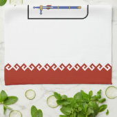 Linge De Cuisine Drapeau de Mari El (Plié)