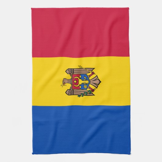 Linge De Cuisine Drapeau de Moldova (Vertical)