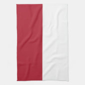 Linge De Cuisine Drapeau de Monaco (Vertical)