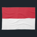 Linge De Cuisine Drapeau de Monaco<br><div class="desc">Drapeau patriotique de Monaco.</div>