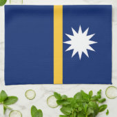 Linge De Cuisine Drapeau de Nauru (Plié)