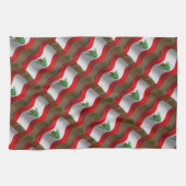 Linge De Cuisine Drapeau de ondulation du Liban (Horizontal)