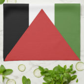 Linge De Cuisine Drapeau de Palestine (Plié)