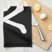 Linge De Cuisine Drapeau de pirate (crâne et os croisés) (Jolly rog (Quart Plié)