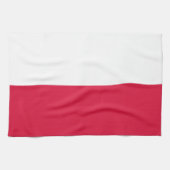 Linge De Cuisine Drapeau de Pologne (Horizontal)