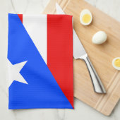 Linge De Cuisine Drapeau de Porto Rico (Quart Plié)