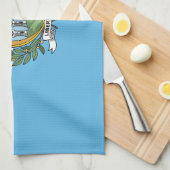 Linge De Cuisine Drapeau de Saint-Marin (Quart Plié)