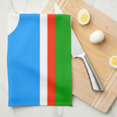 Linge De Cuisine Drapeau de Sakha (Quart Plié)