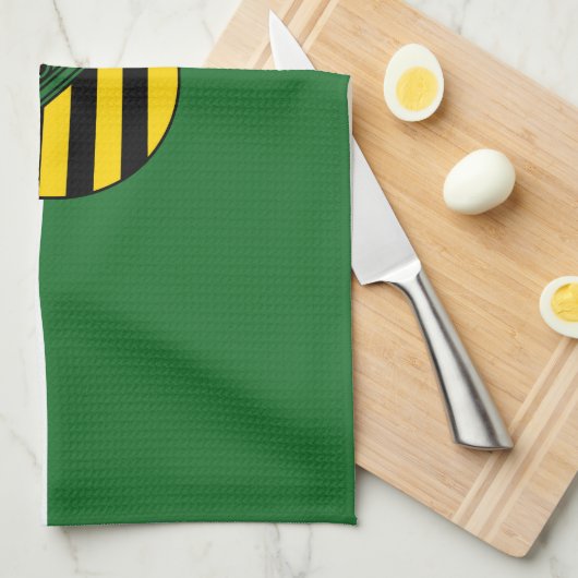 Linge De Cuisine Drapeau de Saxe (Quart Plié)