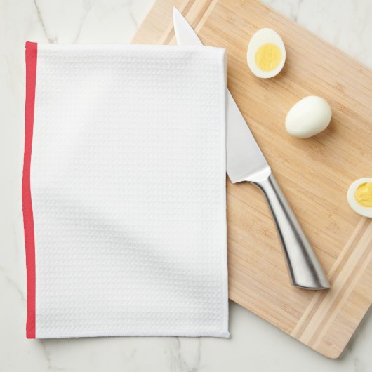 Linge De Cuisine Drapeau de Singapour (Quart Plié)