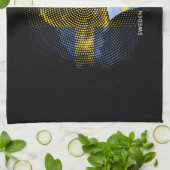 Linge De Cuisine drapeau de Suède (Plié)