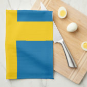 Linge De Cuisine Drapeau de Suède (Quart Plié)