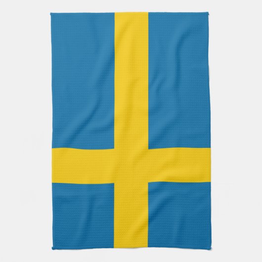 Linge De Cuisine Drapeau de Suède (Vertical)