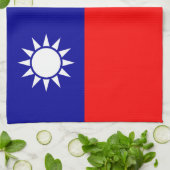Linge De Cuisine Drapeau de Taïwan (Plié)