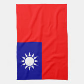 Linge De Cuisine Drapeau de Taïwan (Vertical)