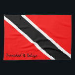 Linge De Cuisine Drapeau de Trinité-et-Tobago<br><div class="desc">Toilette de cuisine de Trinité-et-Tobago au design classique du drapeau T&T.Le texte peut être customisé.Cette serviette est indispensable pour toutes les cuisines T&T ! Achetez-en un ou plusieurs aujourd'hui pour vous-même, votre famille ou un ami.</div>
