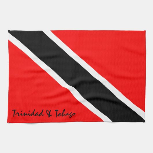 Linge De Cuisine Drapeau de Trinité-et-Tobago (Horizontal)