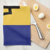 Linge De Cuisine Drapeau des Barbade (Quart Plié)