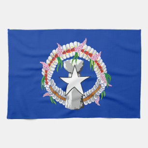 Linge De Cuisine Drapeau des Îles Mariannes du Nord