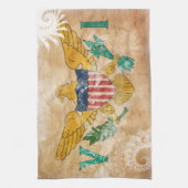 Linge De Cuisine Drapeau des Îles Vierges (Vertical)